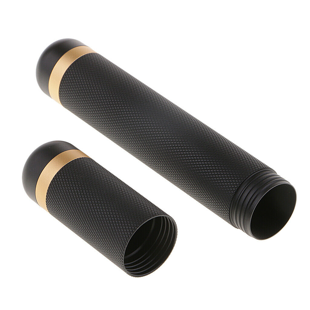 Portable Wooden Cigar Tube Storage Case Humidor Tobacco Cigar Holder Black