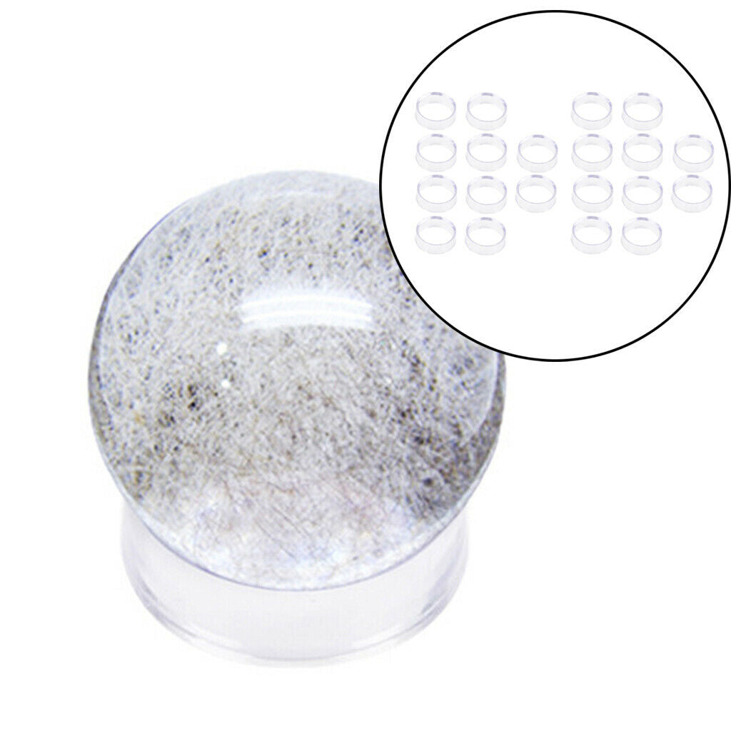 20/Set Display Stand For Crystal Ball Stone Base Support Decor 3.2mm Dia