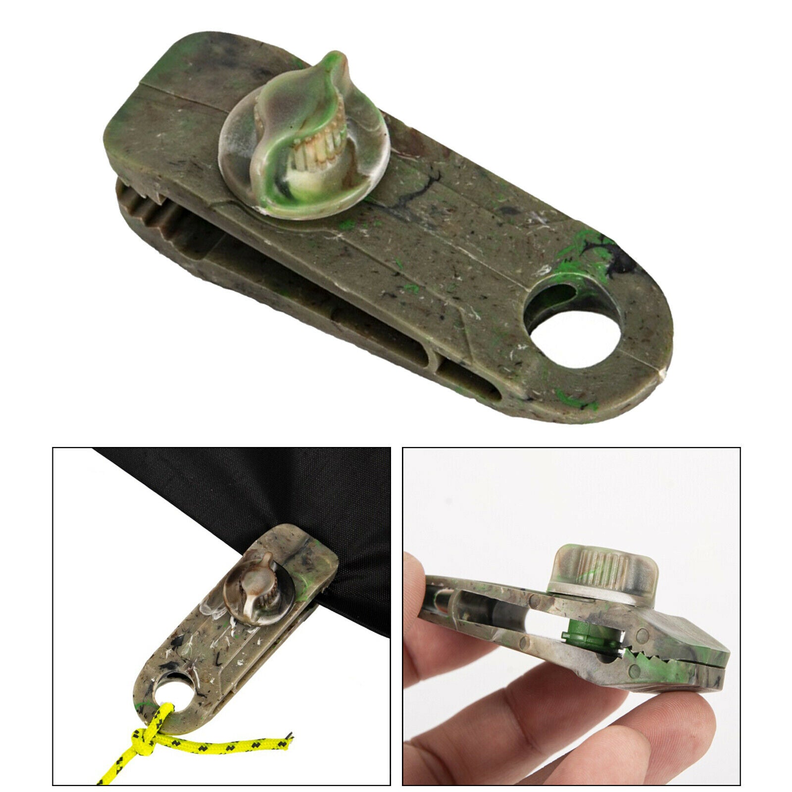 Reusable Tent Tarp Tarpaulin Clip Clamp Thumb Screw Heavy Duty for Camping