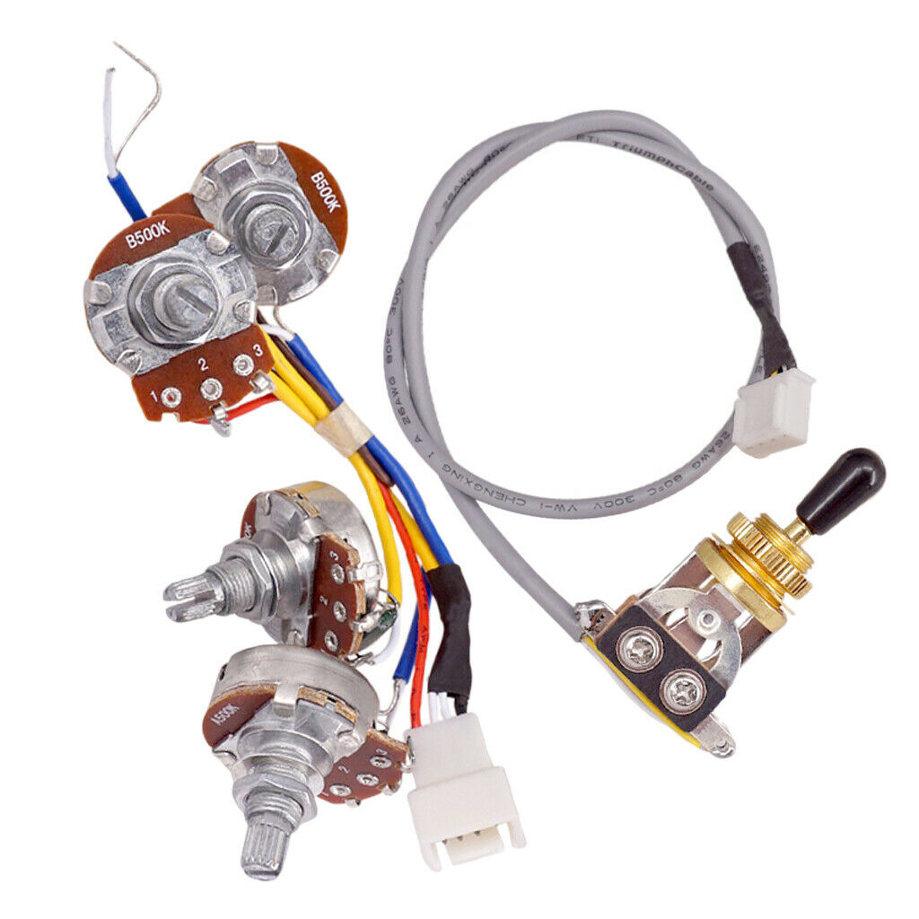 Electric Guitar Parts Volumn   Switch - A500K B500K Pot w/ Toggle Switch