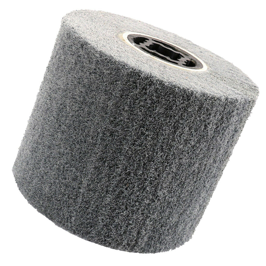 1Pc Non-woven Abrasive Flap Wire Drawing Polishing Burnishing Wheel #600Grit