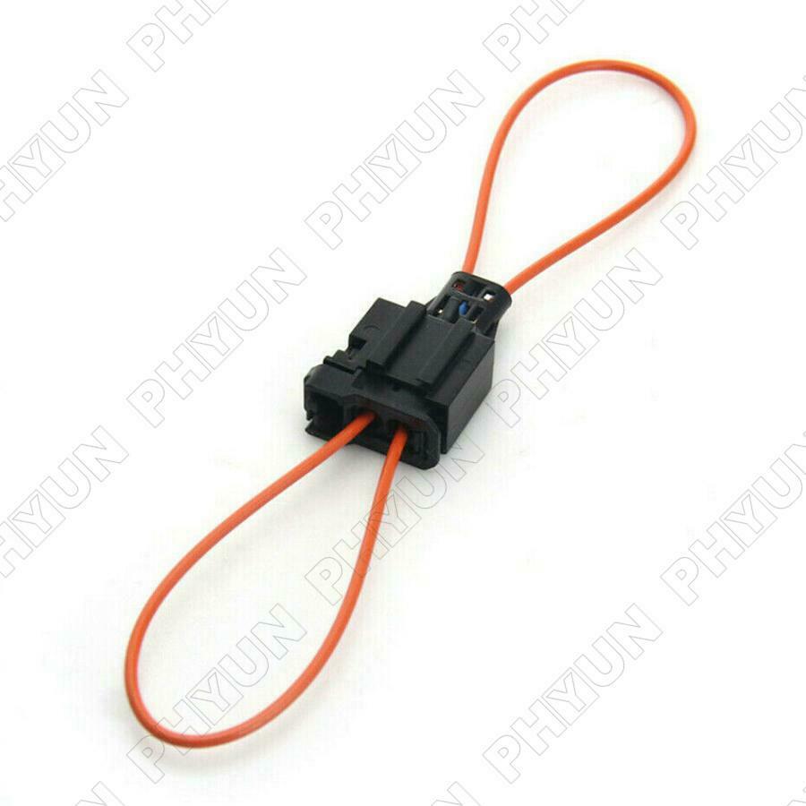 2 Sets Car Male & Female Plug Adapter Connectors Diagnostic Fiber Optic Bypass