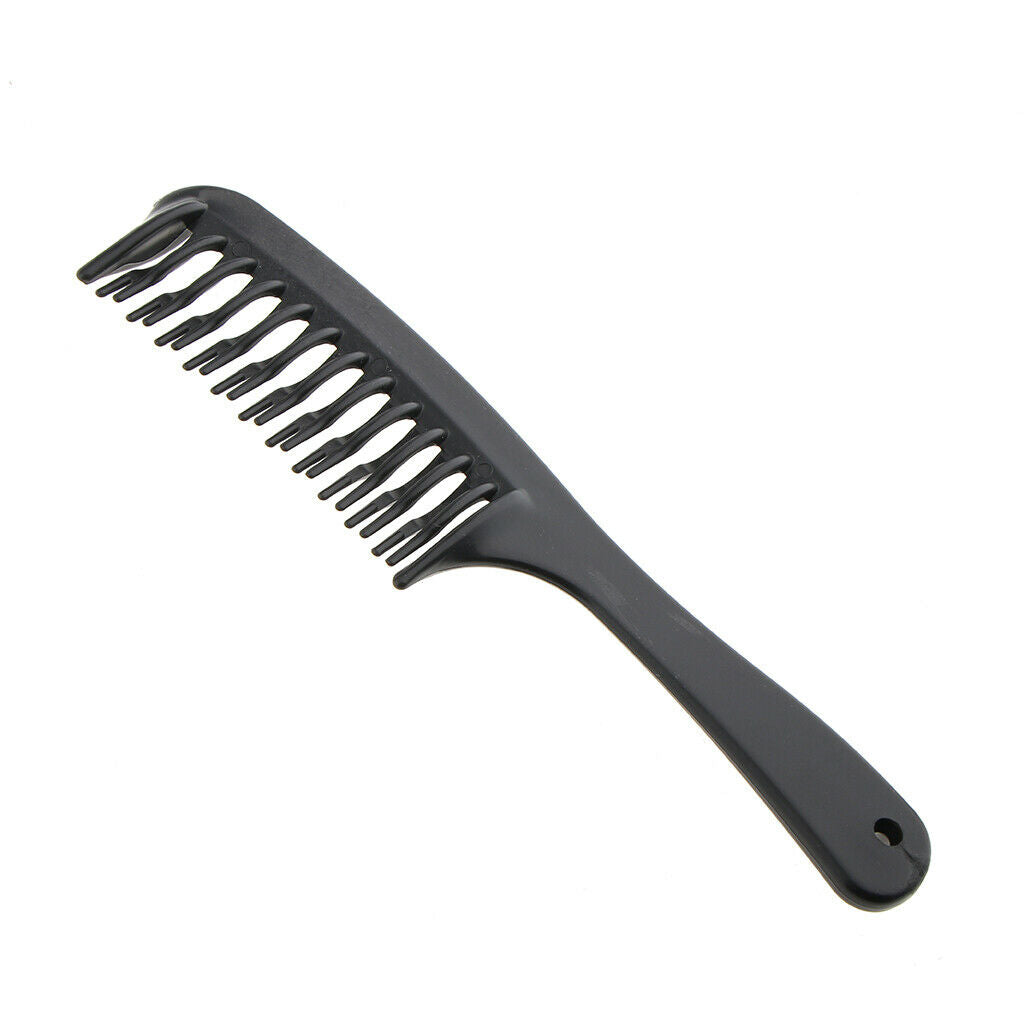 Double Teeth Anti static Hair Detangling Comb Barber Cut Hair Styling Brush