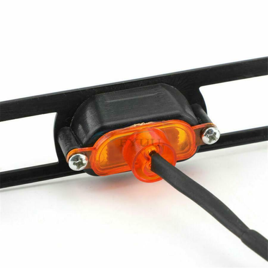 4PC For Tacoma 2012-2015 Amber Front Bumper Grille LED Lights W/ Wiring Harness