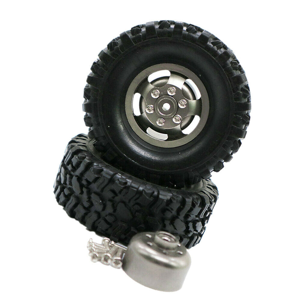 4 Packs Tires for 1/16 WPL B16 JJRC Q60 Remote Control Pickup Truck Car Accs