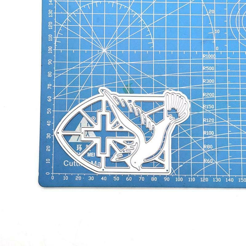 Christian Peace Dove Metal Cutting Dies Stencil Scrapbooking DIY Album Stamp