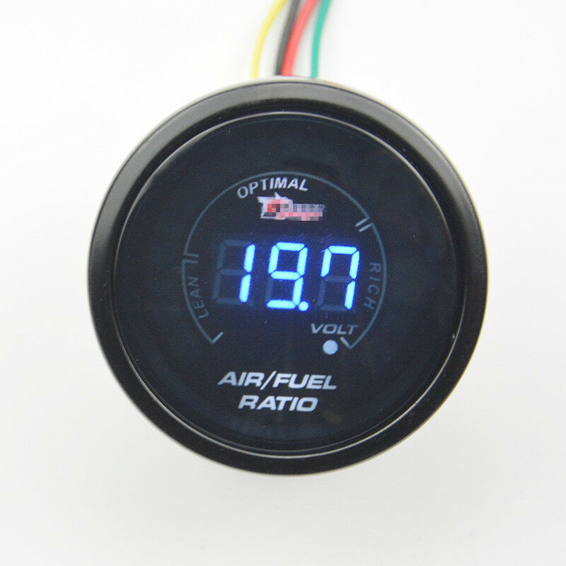 2 Inch 52MM 20 LED Digital Car Air Fuel Ratio Monitor Racing Gauge Analog
