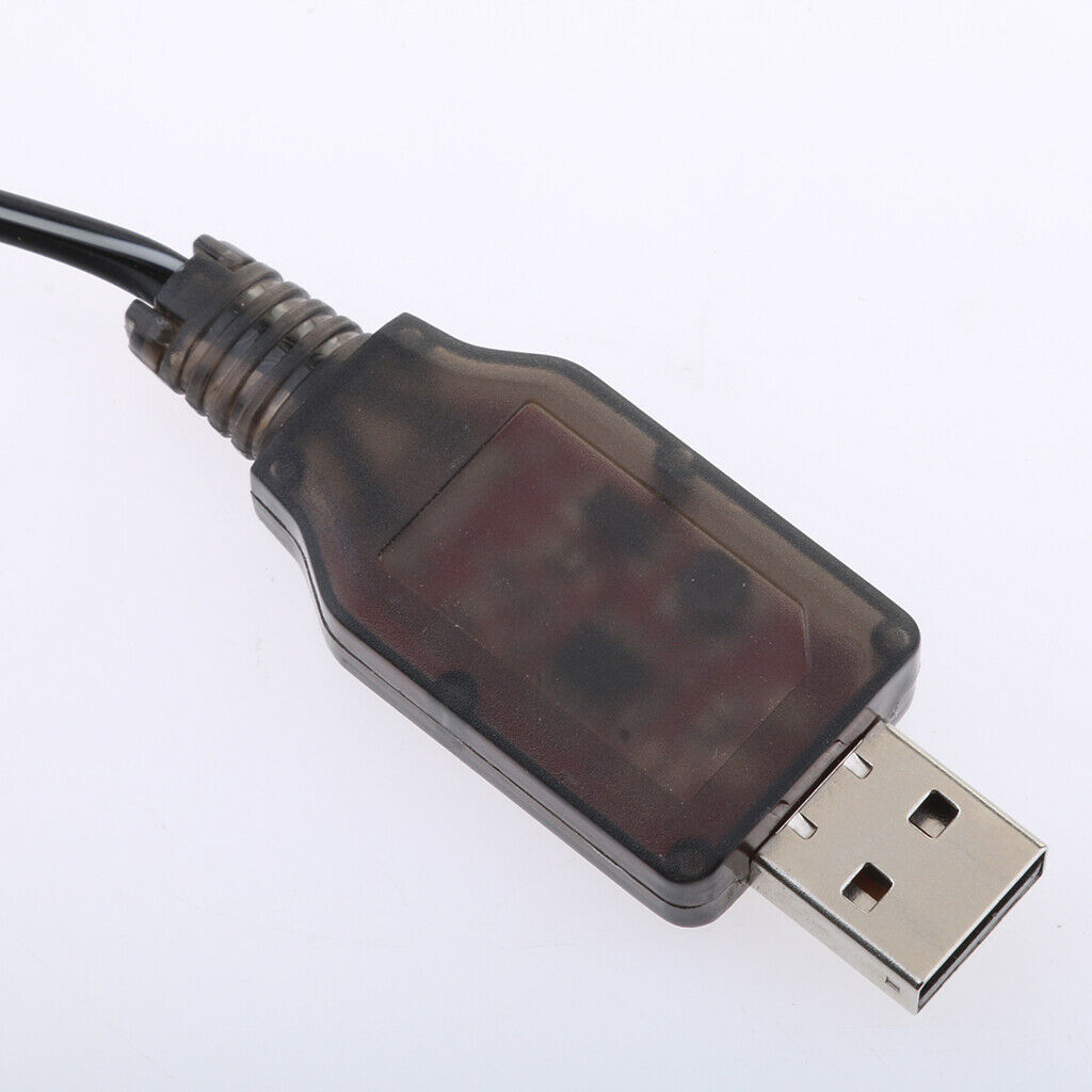 7.2V USB to SM 2Pin NI-MH NI-Cd Battery Fast Charger Cable for RC Drone Toys