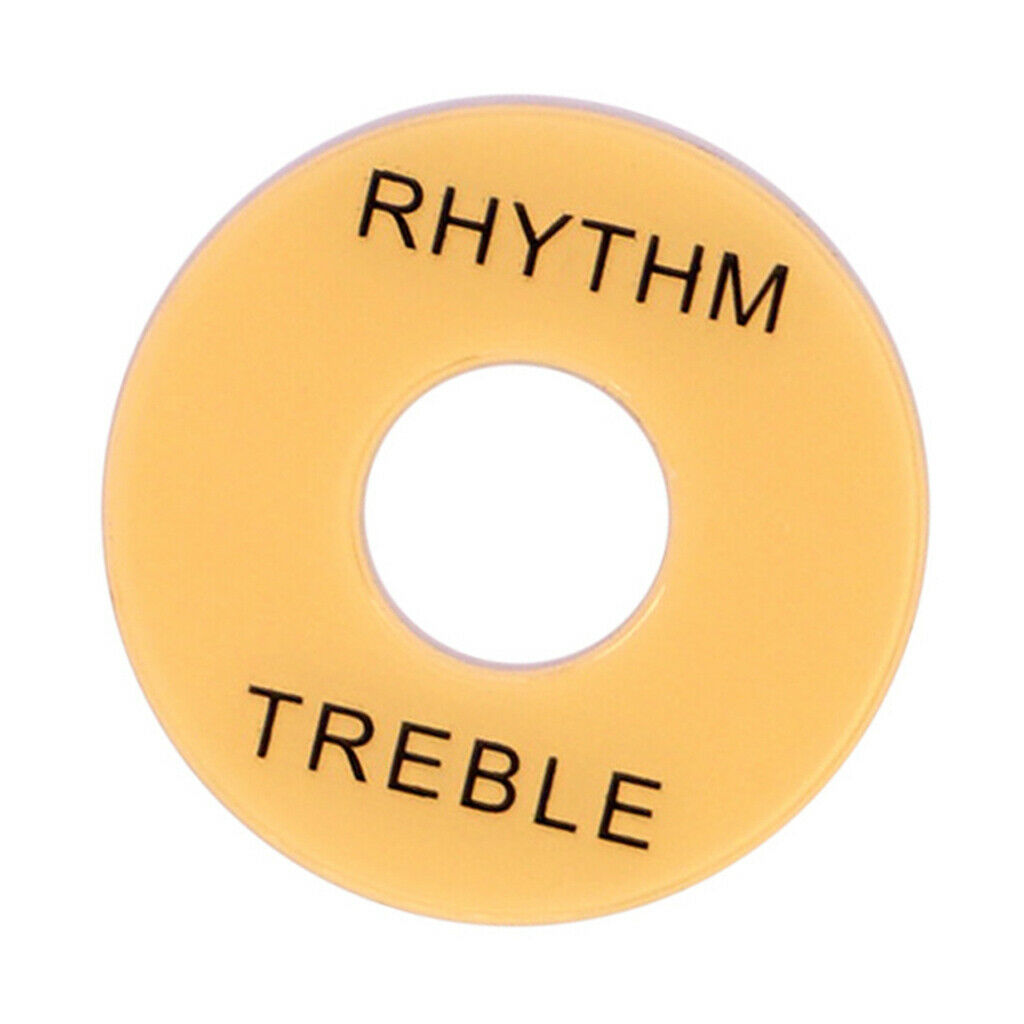 10 Pieces 3-way Switch Plate Washer Rythm Treble Ring for LP EPI Guitar