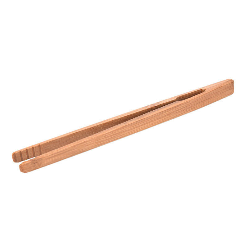 1Pc Anti-Static Bonsai Tool Tweezers Bamboo Wooden Micro Landscape Straigh DD