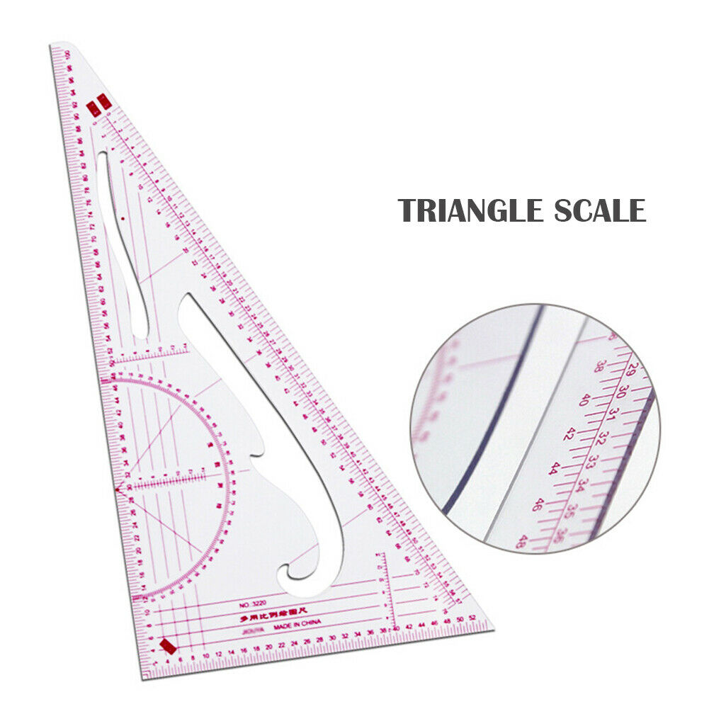 4pcs Tailor Measuring Ruler Yardstick Sleeve Sewing Clothes Drawing Ruler @