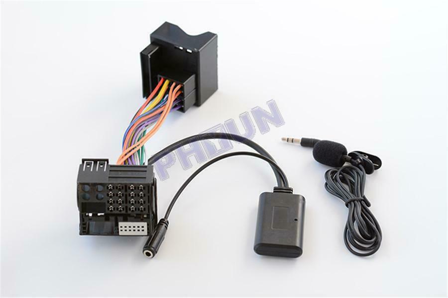 For Mercedes Benz Radio Bluetooth AUX-IN Cable Handsfree Adapter Harness Kit