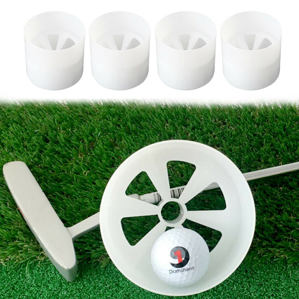 4 Pack Golf Cups Golf Indoor and Outdoor Putting Streamline Type Plastic