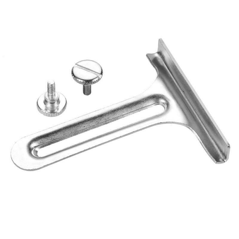 Metal T Gauge Sewing Machine with 2 Thumb Screws Stitching Straight Edge Guide