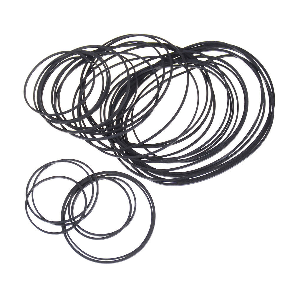 40pcs Small Fine Pulley Pully Belt Engine Drive Belts For DIY Toys Module Car