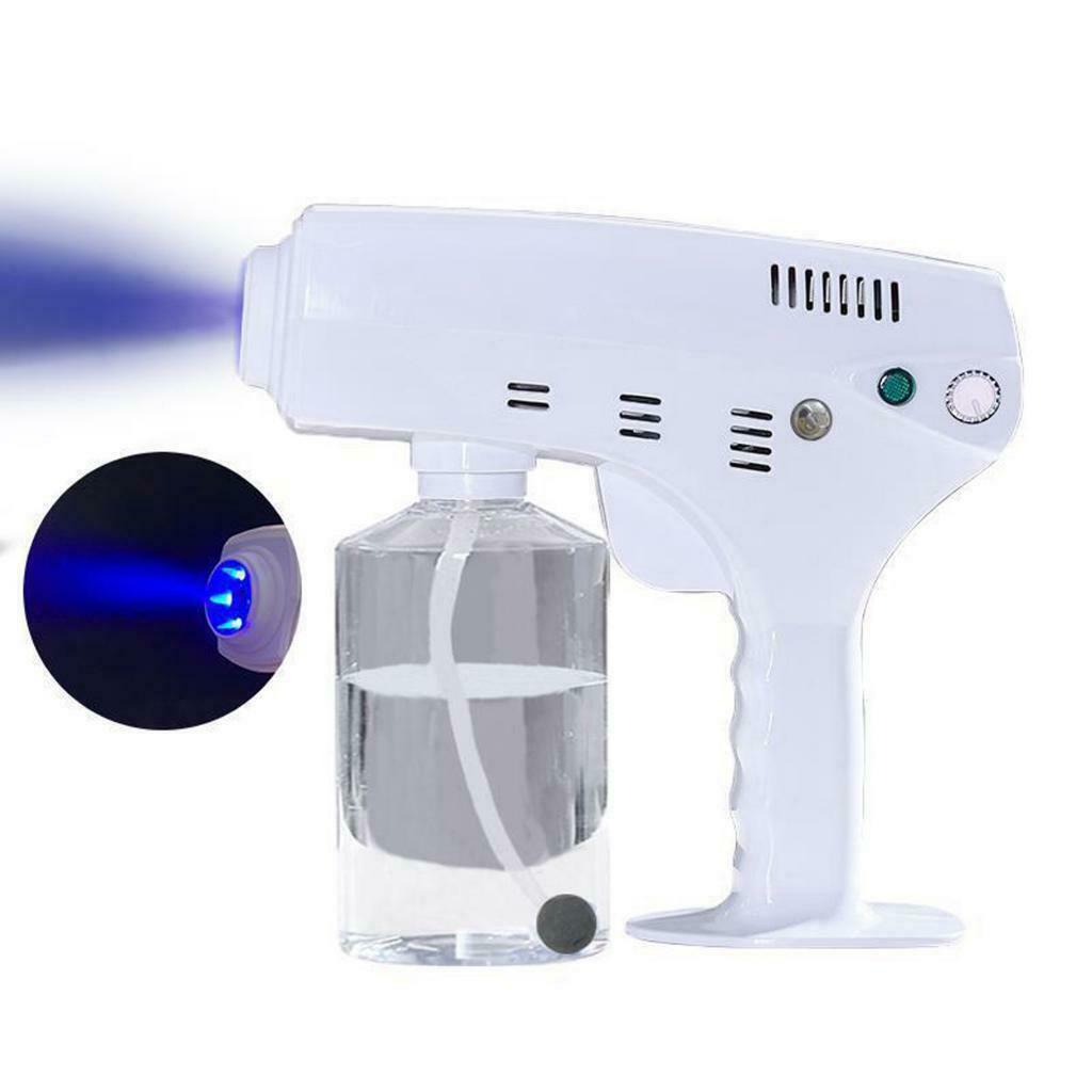 600ml Handheld Electric Cordless Blue Light Nano Disinfectant Sprayer Home