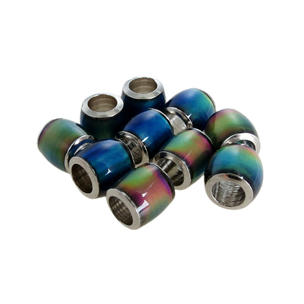30Pcs Color Change   Sensitive Loose Beads Barrel Spacer Accessory DIY