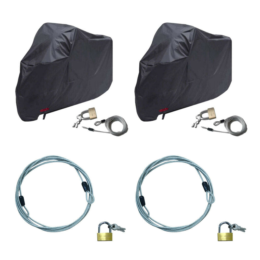 2pcs 70cm Motocycle Cover Cable Lock Mini Security Cable Lock for Bike