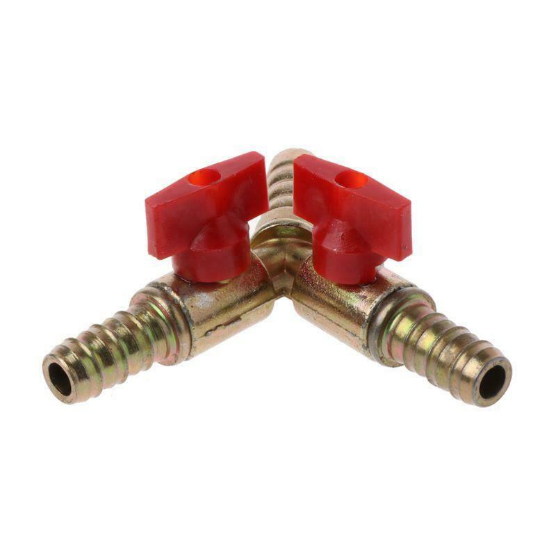 3/8" ID Hose Barb Y Shape 3 Way Shut Off Ball Valve Fitting For Gas Water Oil
