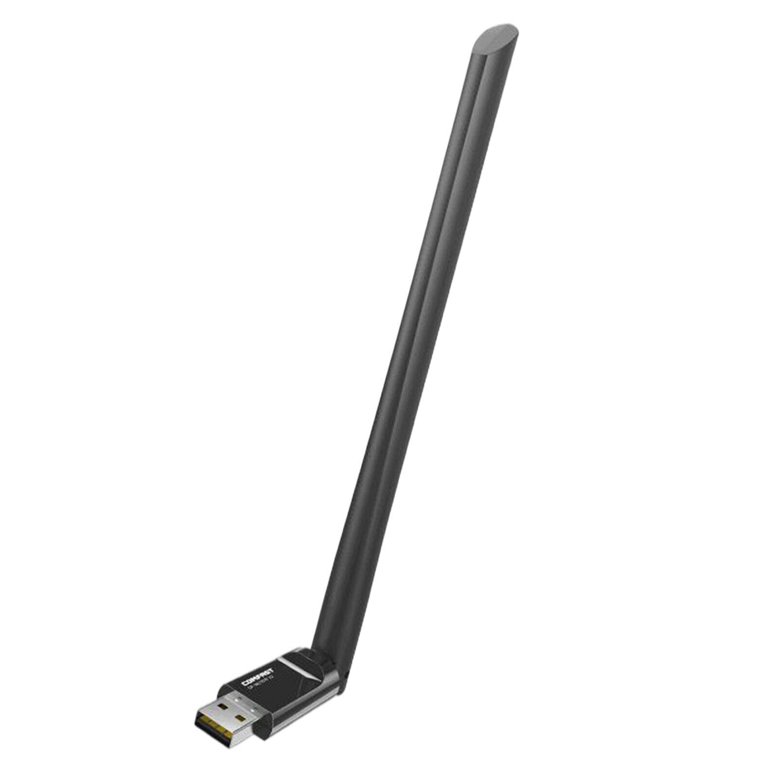 Wireless USB WiFi Adapter Receiver Dual-Band Free Driver for PC Laptop