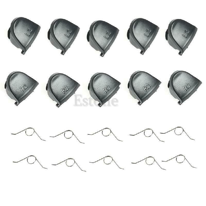 L2 R2 Trigger Replacement Parts Buttons For PlayStation 4 PS4 Controller 5 Pairs