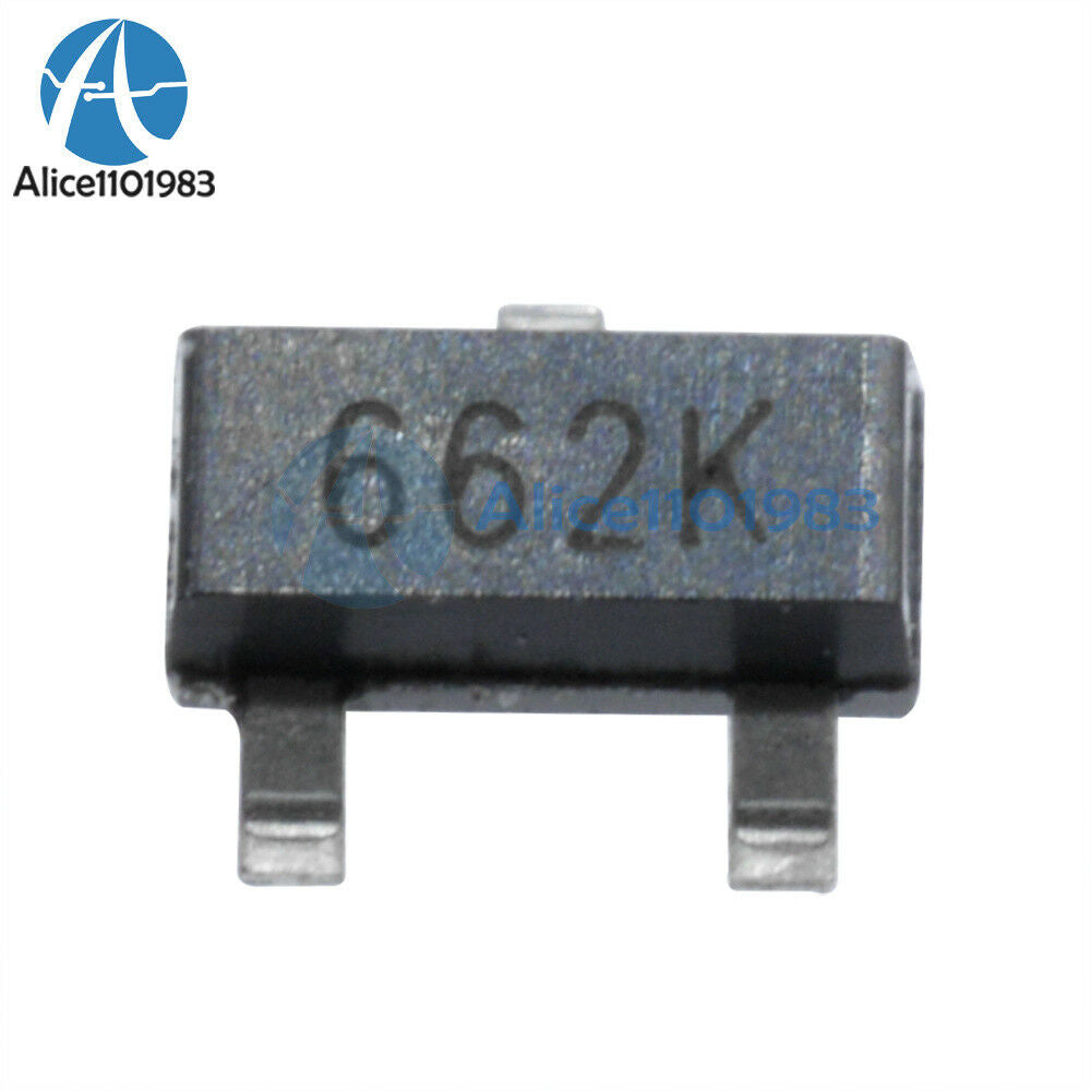 50PCS XC6206P332MR 3.3V 662k SOT-23 TOREX LDO Voltage Regulator