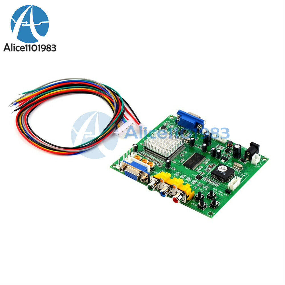 2pcs Arcade Game RGB/CGA/EGA/YUV to VGA HD Video Converter Board Module