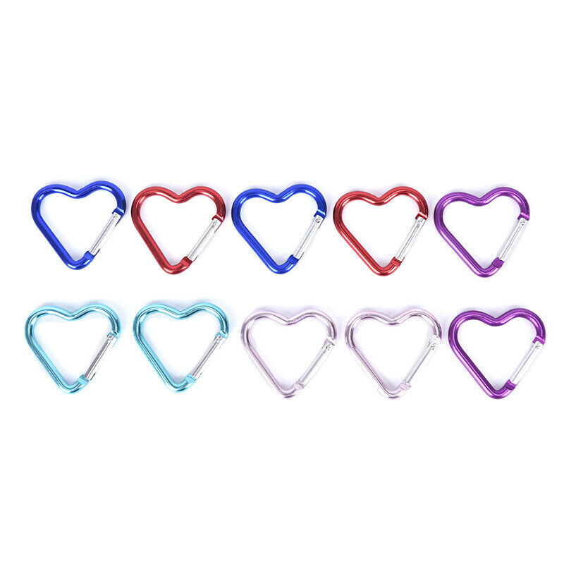 10pc Outdoor Ring Shape Carabiner Key Chain Clip Hook Lock Buckle Climb C.l8