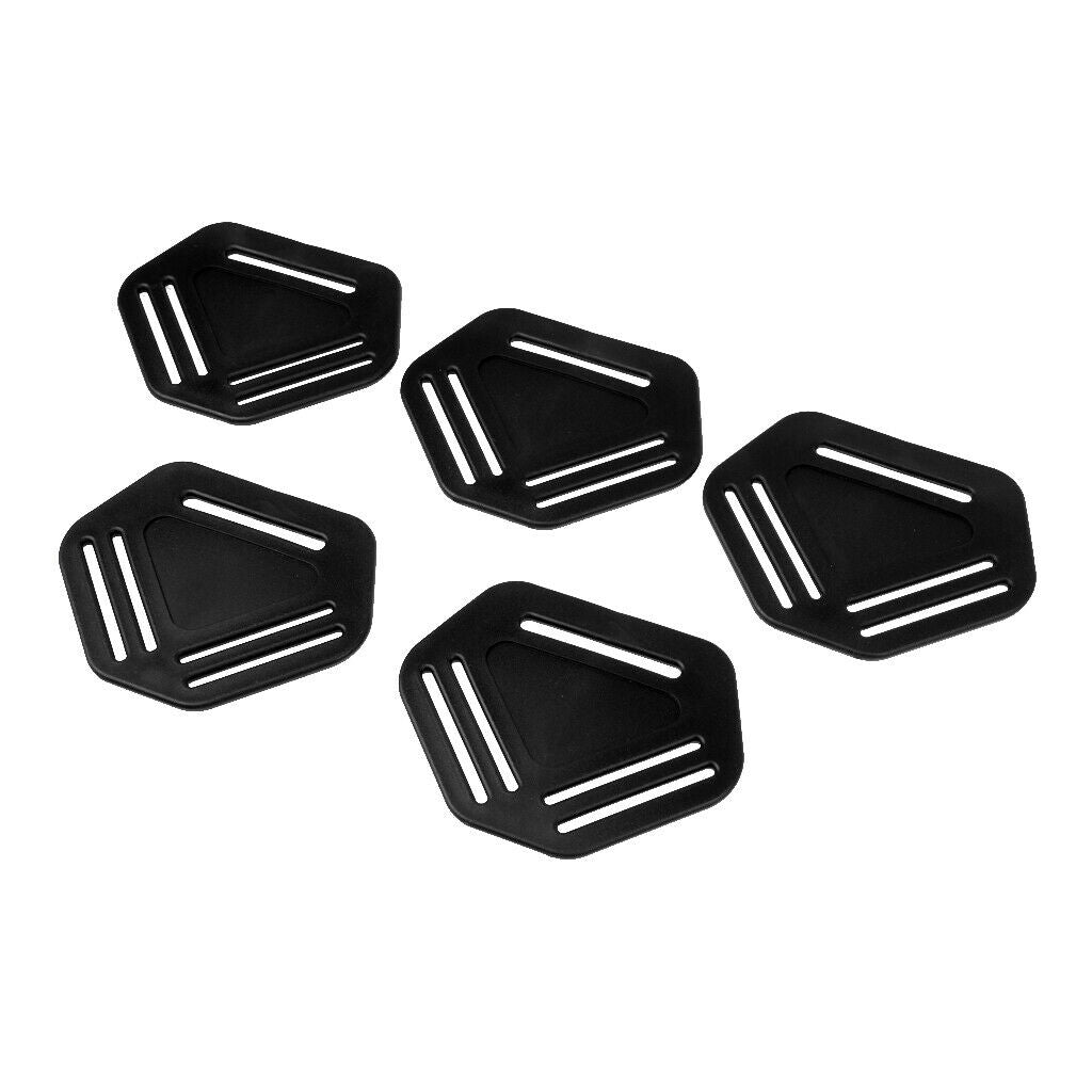 5 Pieces Plastic Buckle Splitter Plate for Full Body Rock Climbing Harness