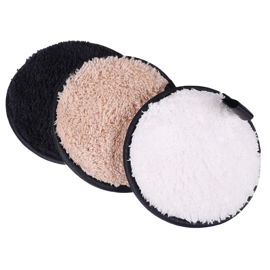 6 Pieces 11.5cm Round Facial Washing Makeup Remover Pads Face Cleaning Sponge