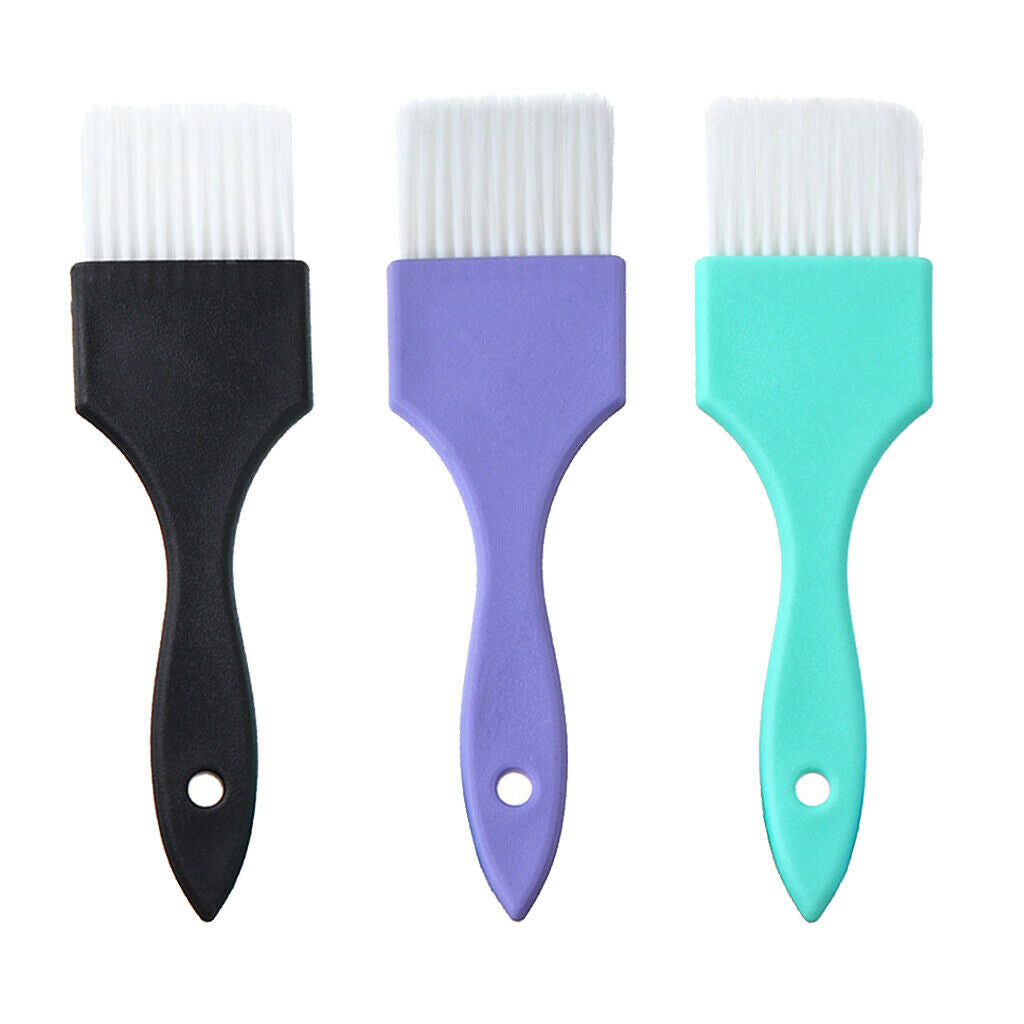 3x Barber Hair Dye Tint Brush Applicator for Balayage Highlight Perming