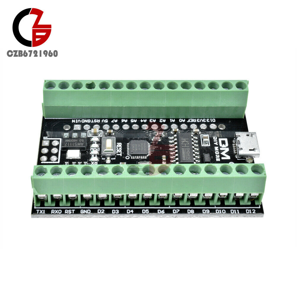 2 in 1 Atmega328P CH340 USB Driver & Nano V3.0 Terminal Adapter expansion Board