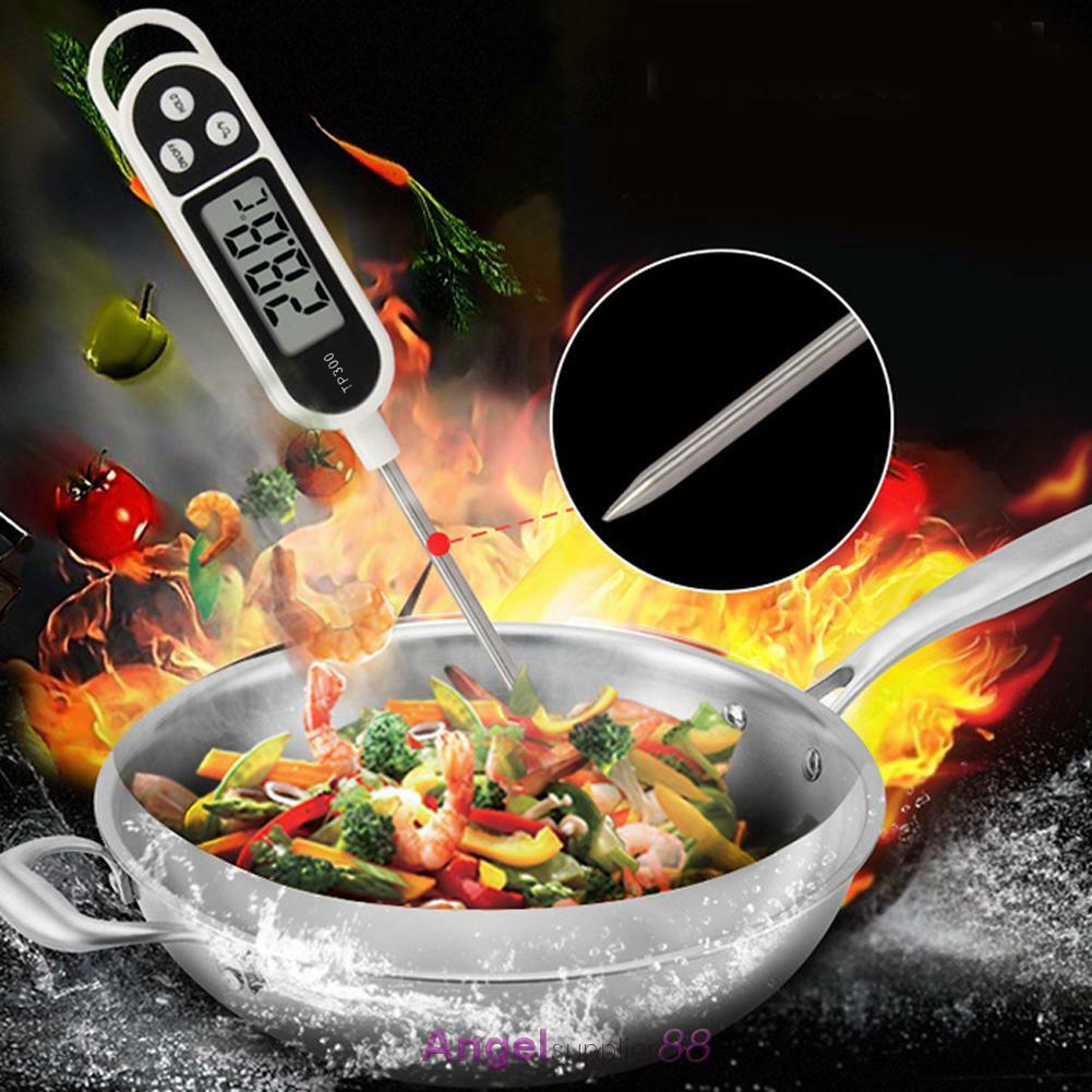 Instant Digital Food Thermometer BBQ Cooking Water Measure Probe Kitchen Tool A