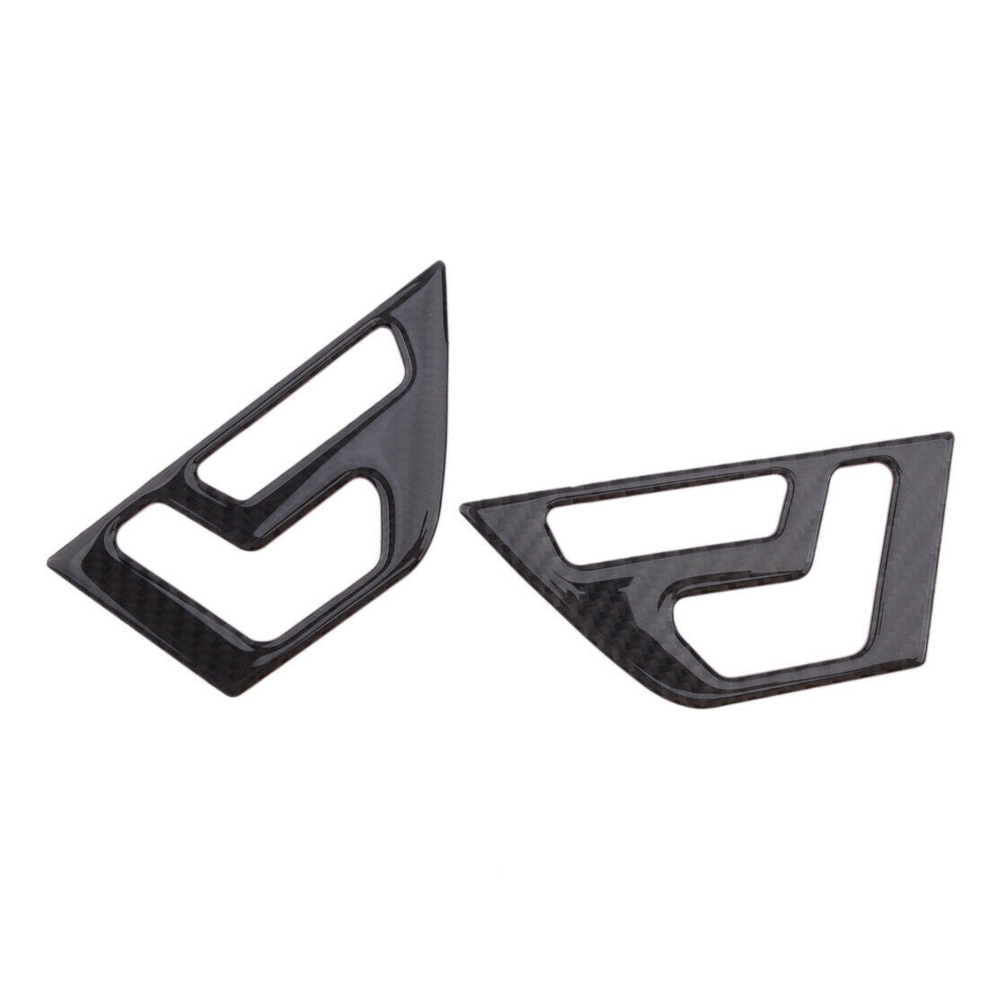 Real Carbon Fiber Inner Door Panel Cover Fit For Mercedes Benz W204 2007-13