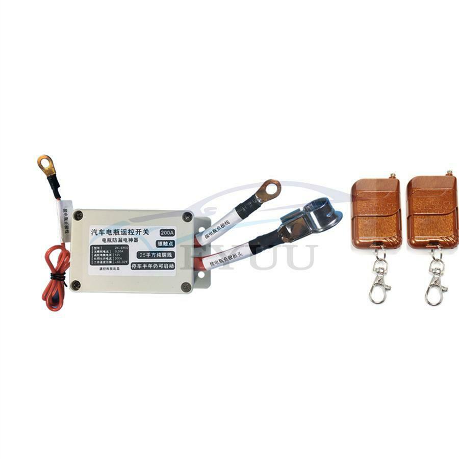 12v Wireless Remote Control Battery Disconnect Cut Off Isolator Master Universal