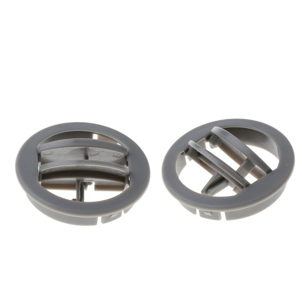 2x RV Trailer Interior Roof Ceiling A/C Vent Outlet Rotating ABS Plastic