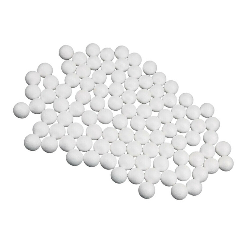200Pc Styrofoam Polystyrene Foam Balls Crafts DIY Supplies 25mm 20mm Spheres