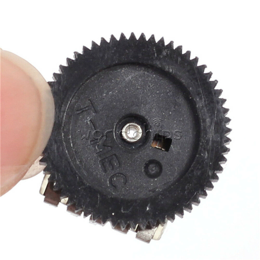 10PCS 10K A103 Duplex Gear Potentiometer A10K 16x2mm 5pin for Radio MP3 MP4