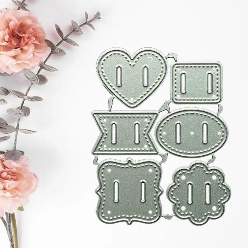 Buckle Metal Cutting Dies Stencil DIY Scrapbook Album Paper Card Template Mold