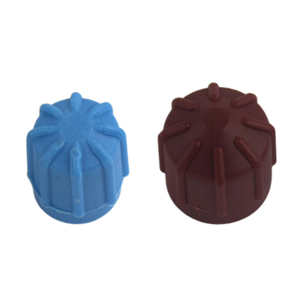 2Pcs New R134a Car Auto AC A/C Valve Port Cap High Low Voltage Cover 20mm