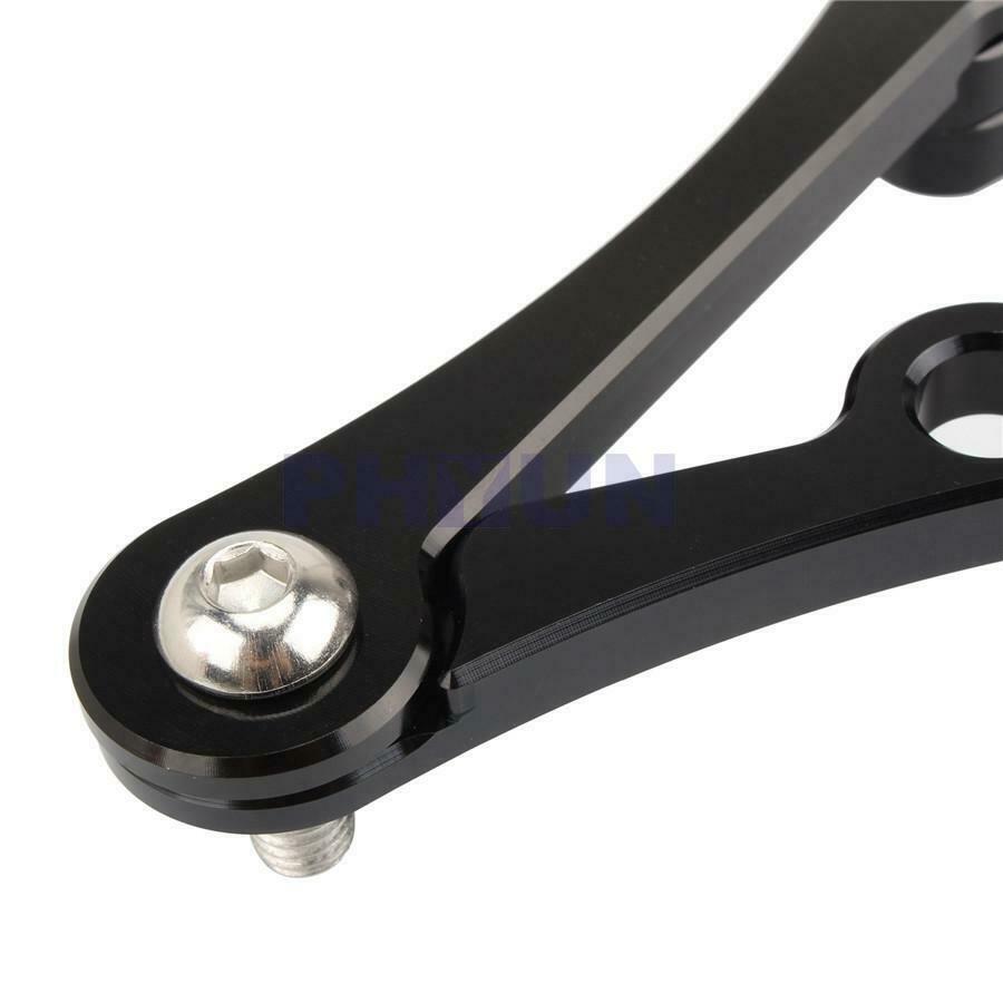 1 Pair 48mm Motorcycle Headlight Bracket with 4 Washers CNC Aluminum Oxidized