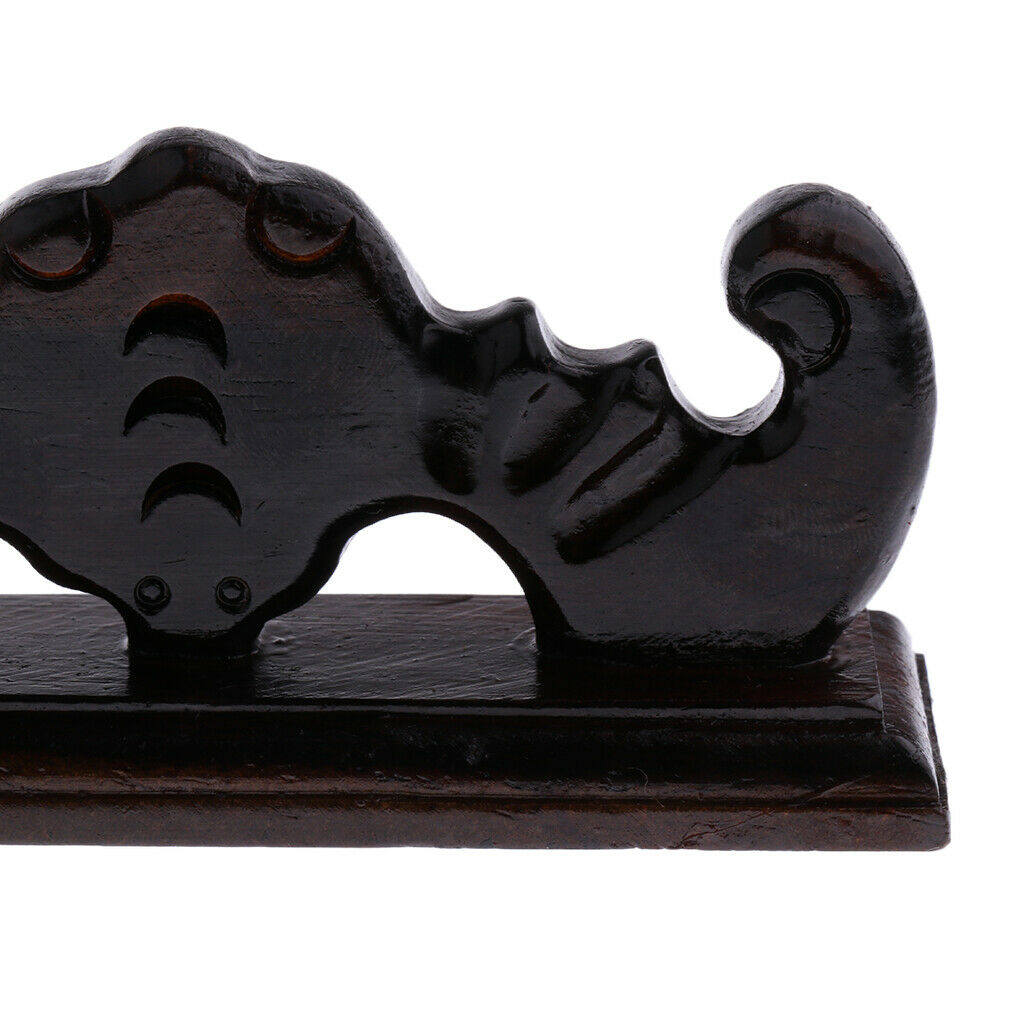 Chinese Traditional Brush Rack Brush Pen Holder Natural Wood Brush Penholder
