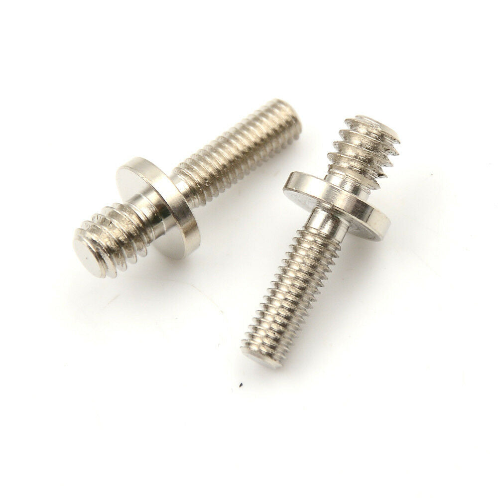 2x long 1/4" Male Threaded to M5 Male Threaded screw Adapter for tripod.ca.l8