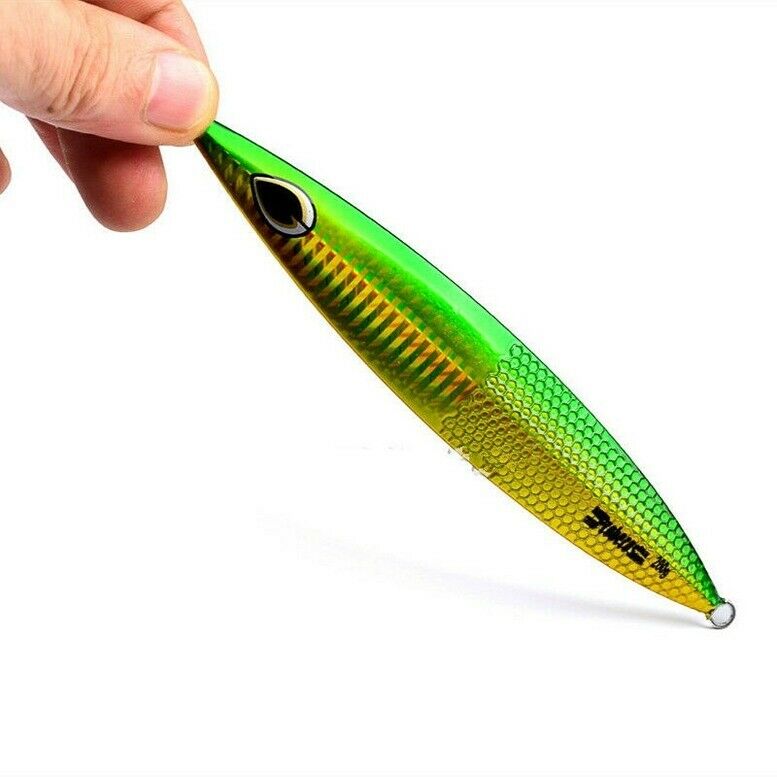 5pcs/set Fishing Lure Glow Metal Jigging Lure Slow Pitch Jigs Snapper 17cm/200gs