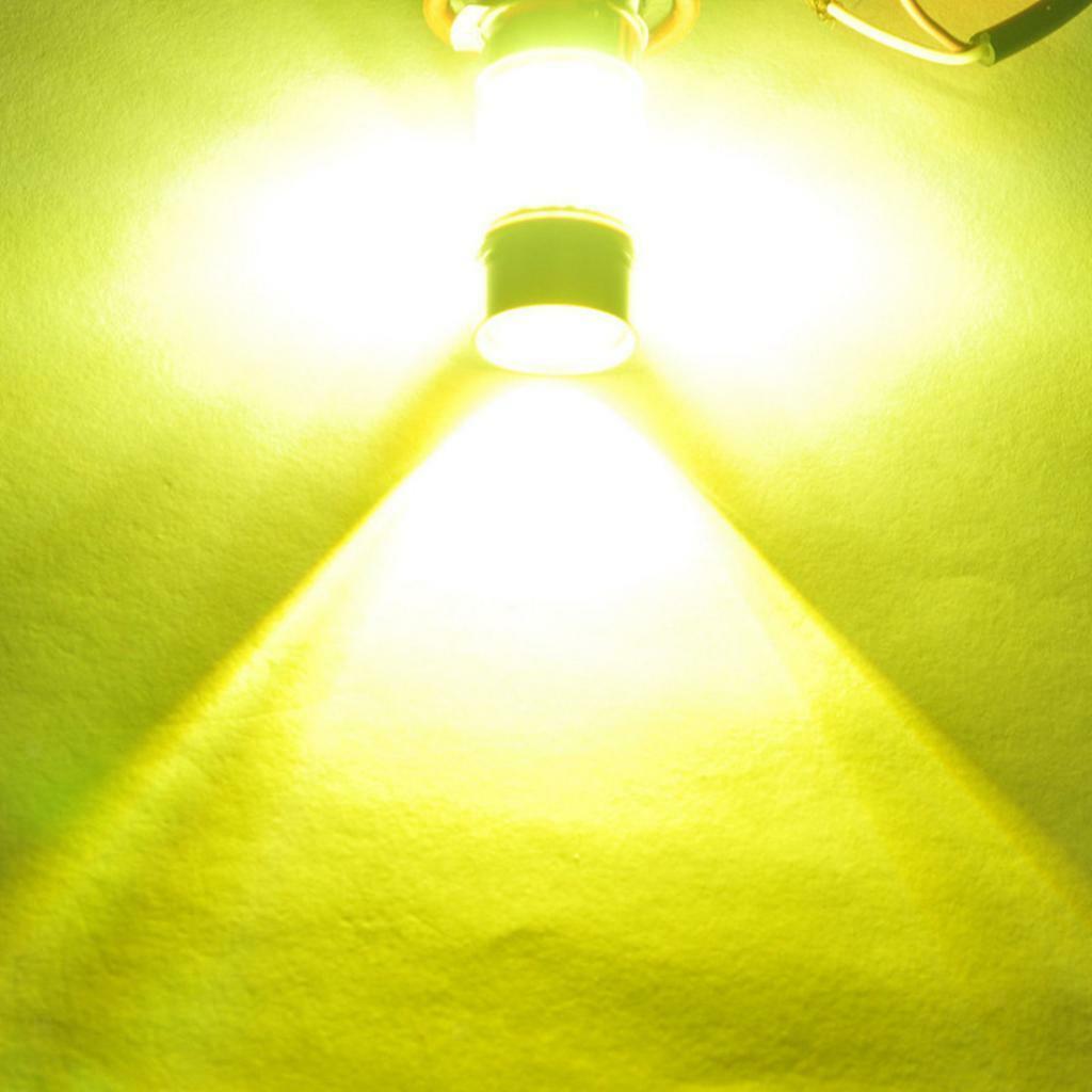 Pair H11 H8 H9 100W LED Fog DRL Driving Lights Car Head Light Bulbs Yellow