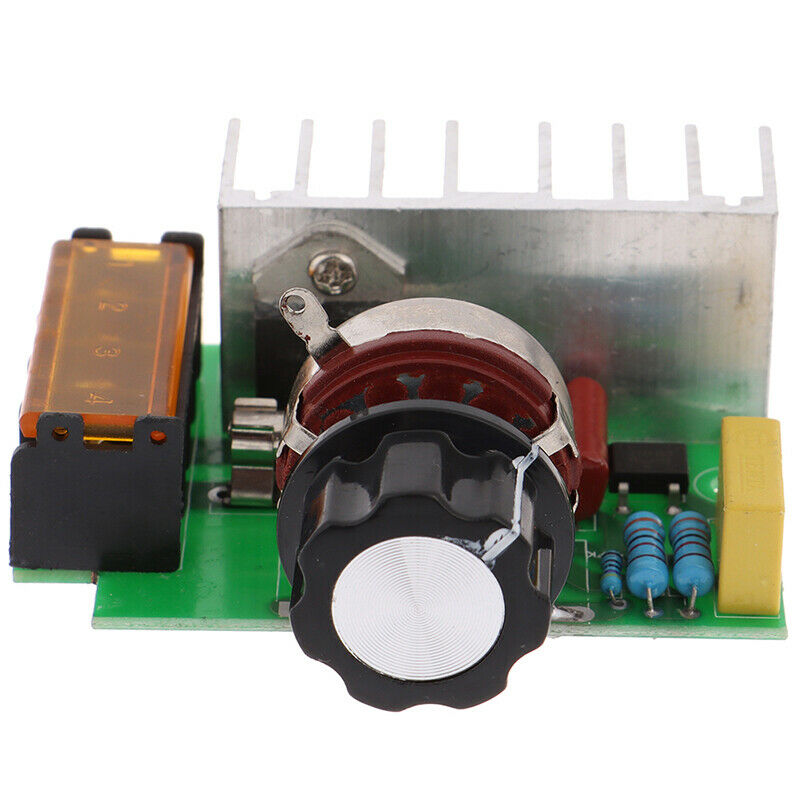 1Pc 4000W 220V AC SCR Electric Voltage Regulator Motor Speed Controller Dimm XC