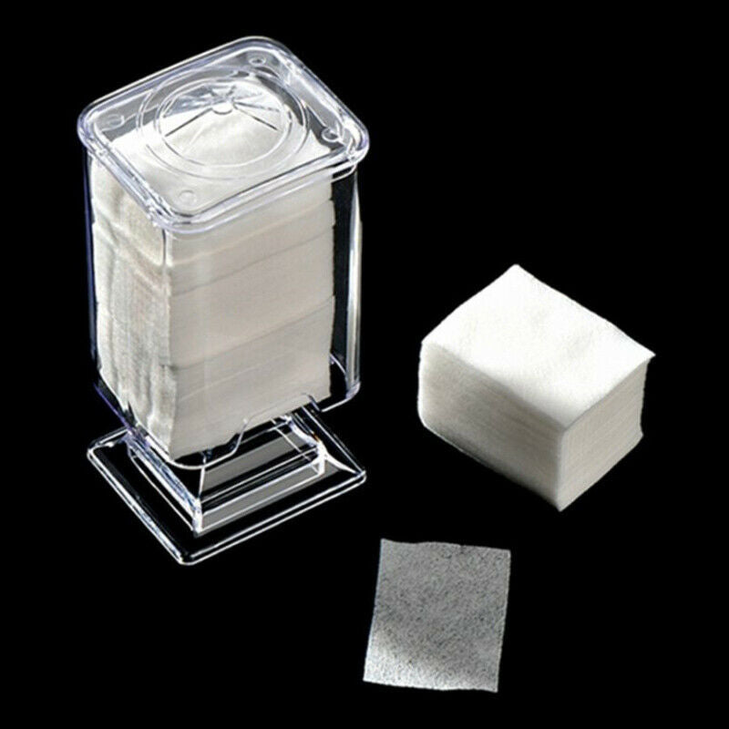 Makeup Cotton Pad Box Nail Art Remover Paper Wipe Holder Container Storag.l8