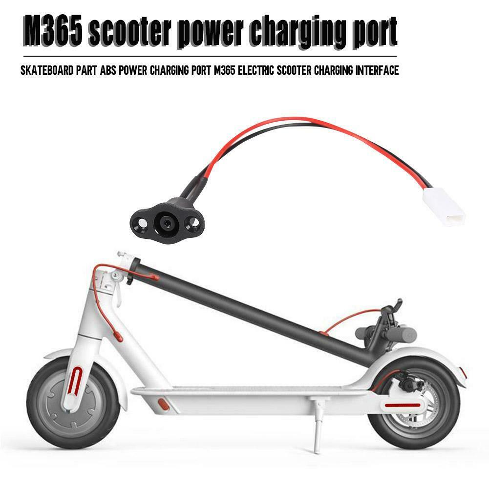 M365 Electric Scooter Charging Interface Skateboard ABS Power Charging Port
