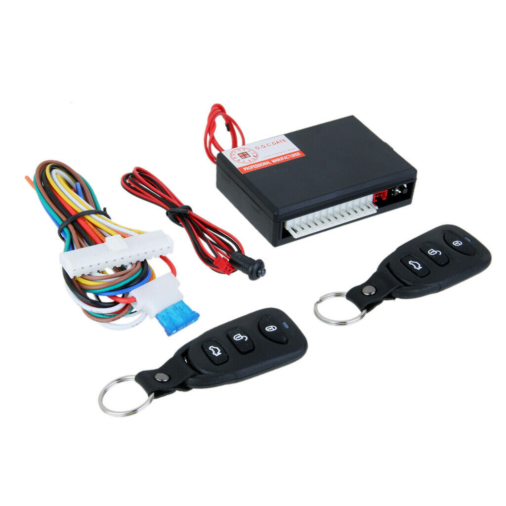 Remote Control Car Door Lock Unlock System LED Indicator Keyless Control