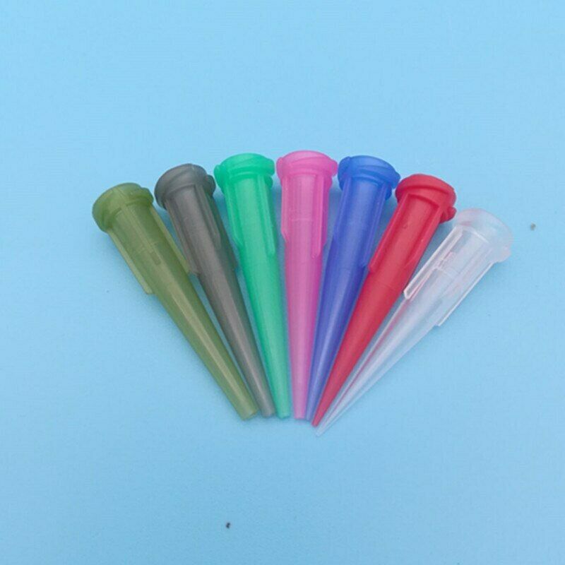 50pcs 14-27Gauge TT Liquid dispenser Needles Plastic Tapered Tips